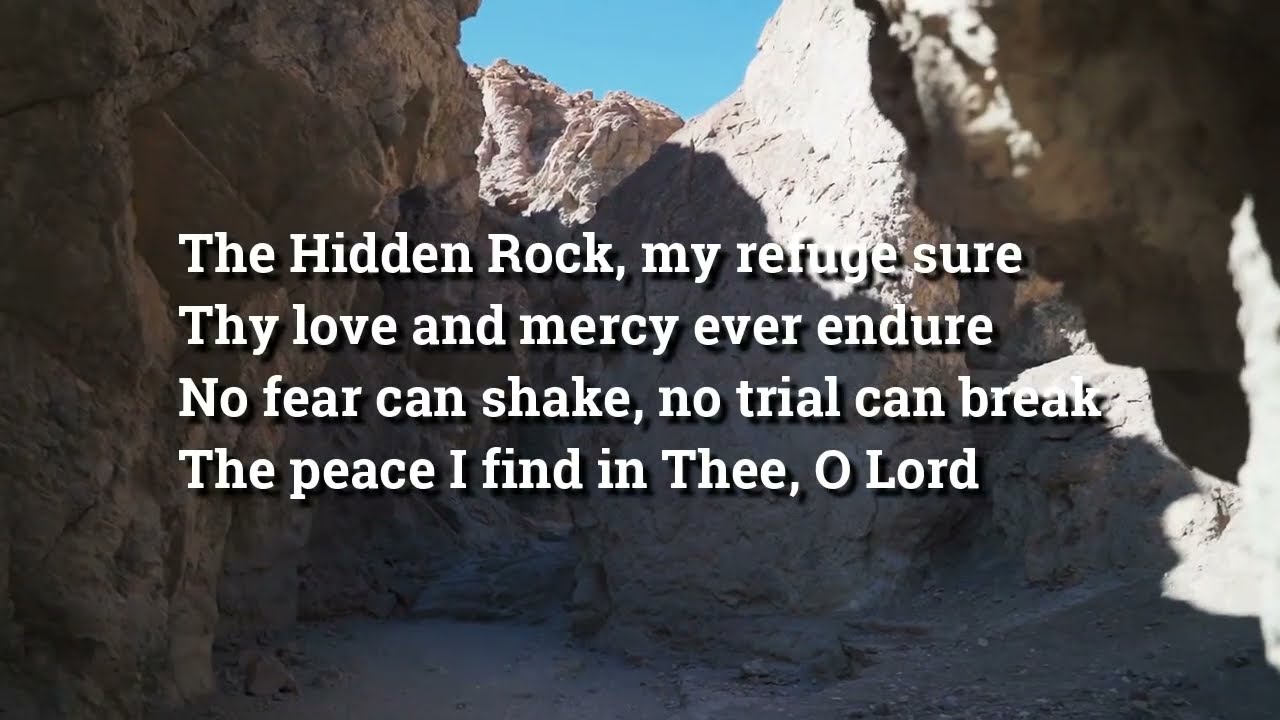 The Hidden Rock  A Worship Hymn of Hope