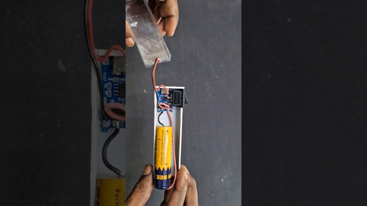 how to make rechargeable emergency light ! led light