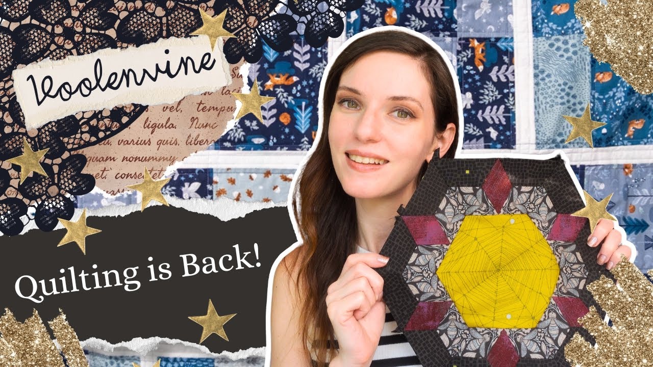 VOOLENVINE: Quilting Is Back! Baby Quilt Gift, Spiderweb EPP & Favorite Quilting Books