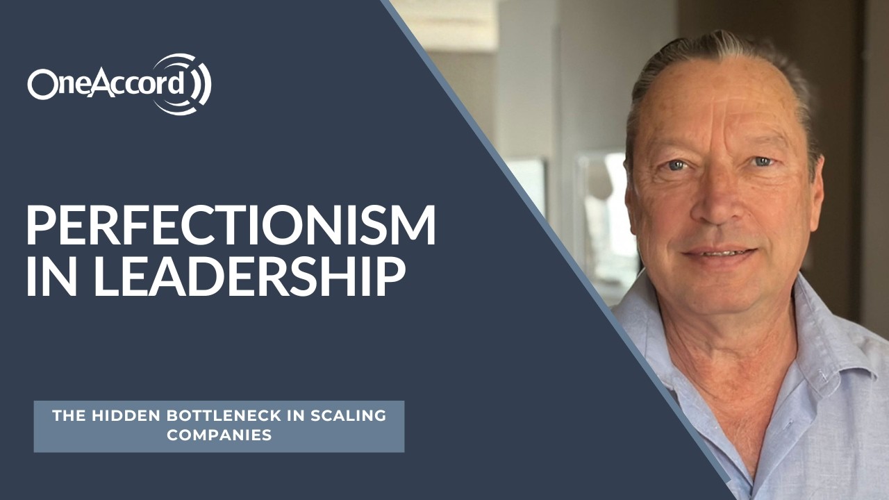 Perfectionism in Leadership | The Hidden Bottleneck in Scaling Companies