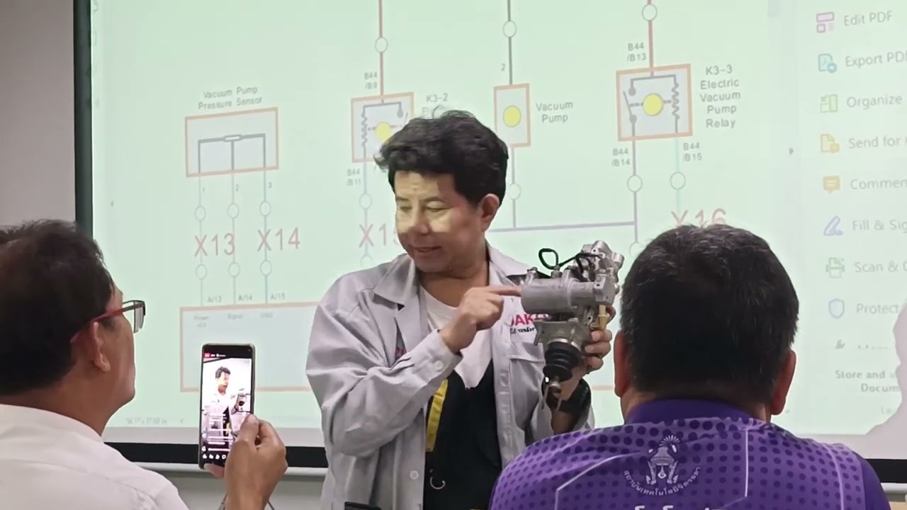 สอนปฏิบัติเช็คตรวจสภาพรถยนต์ไฟฟ้า| EV check practice course