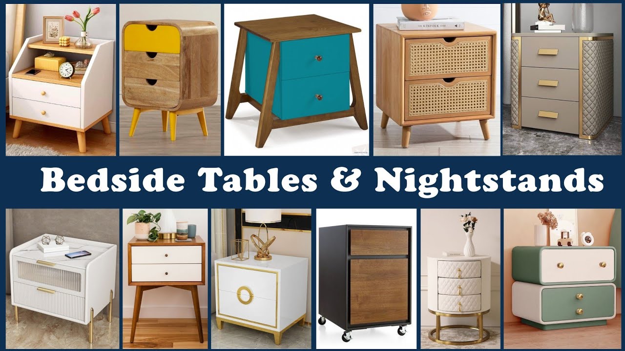 100+&nbsp;Modern BEDSIDE TABLE Ideas for Your DREAM Bedroom 2026 | Nightstands Minimalist & Luxury 