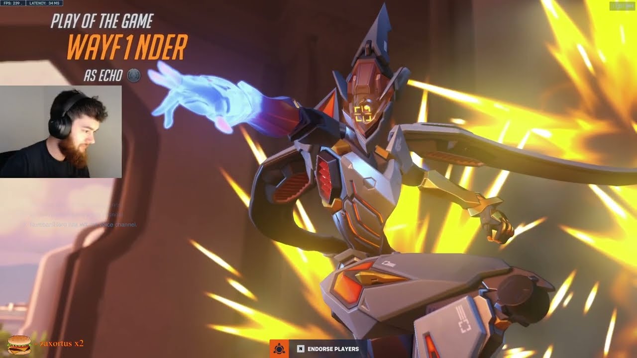 POTG! DAFRAN ECHO + GENJI OVERWATCH 2 GAMEPLAY SEASON 11