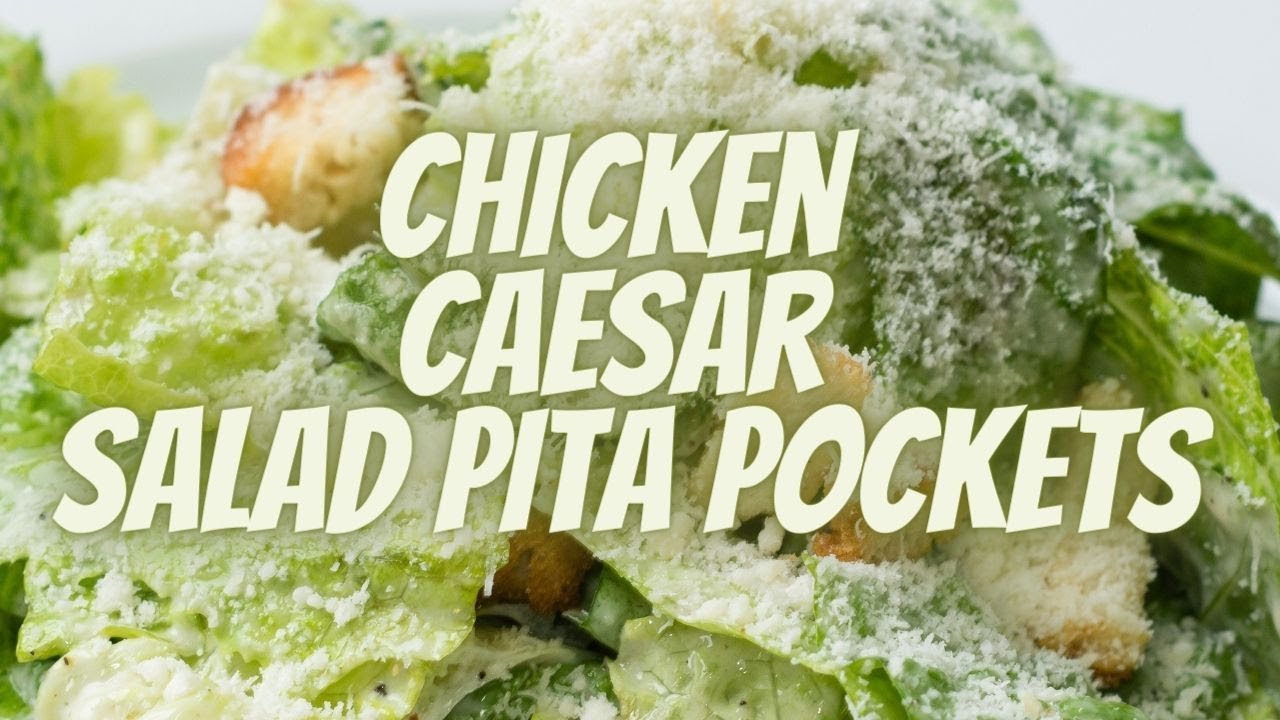 MAKE CHICKEN CAESAR SALAD PITA POCKETS WITH US | IDES OF MARCH MEAL