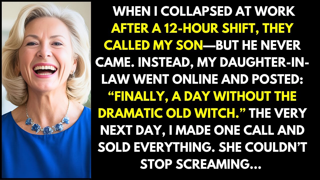 I Collapsed At Work After A 12-hour shift,  My Son—Never Came. The Next I Made One Call And Sold....