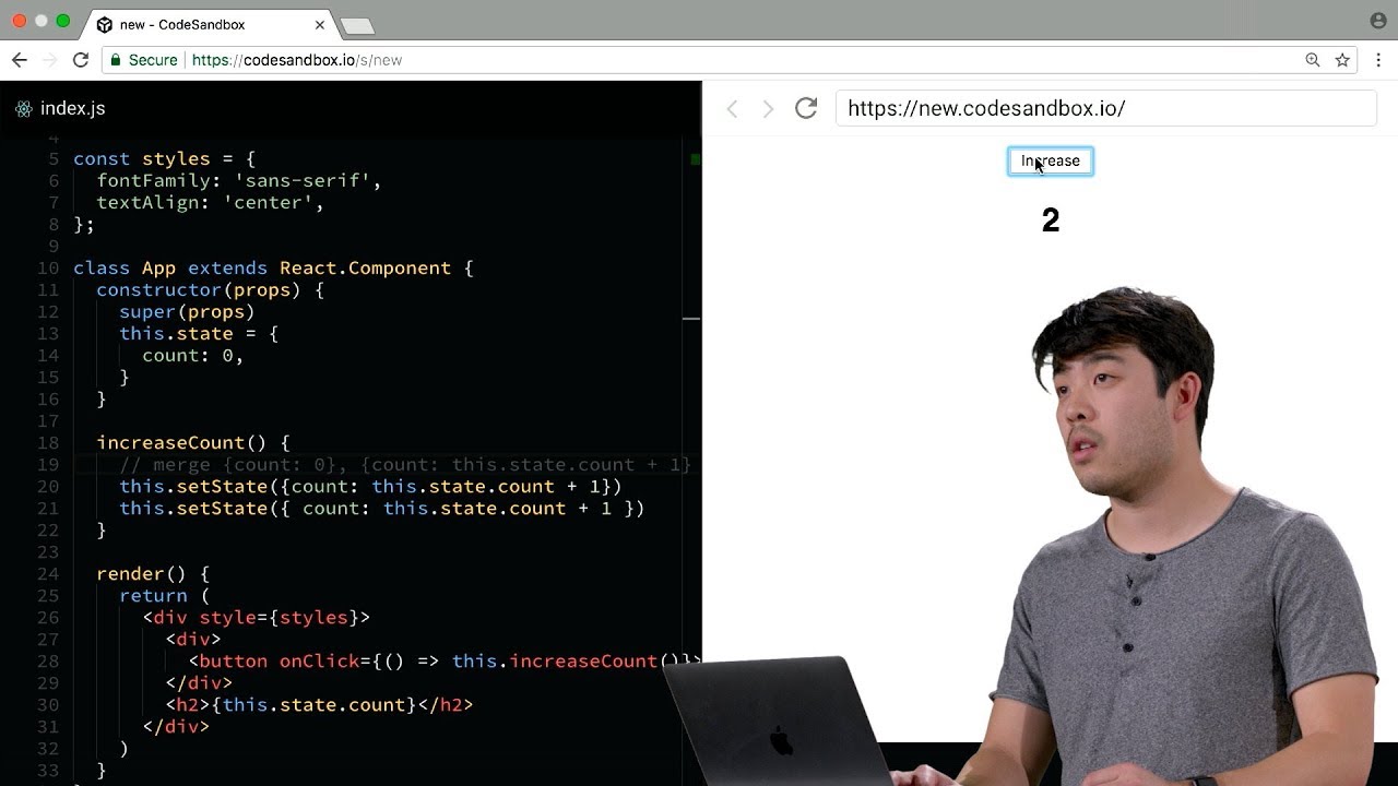 React, Props, State - Lecture 2 - CS50's Mobile App Development with React Native 2018