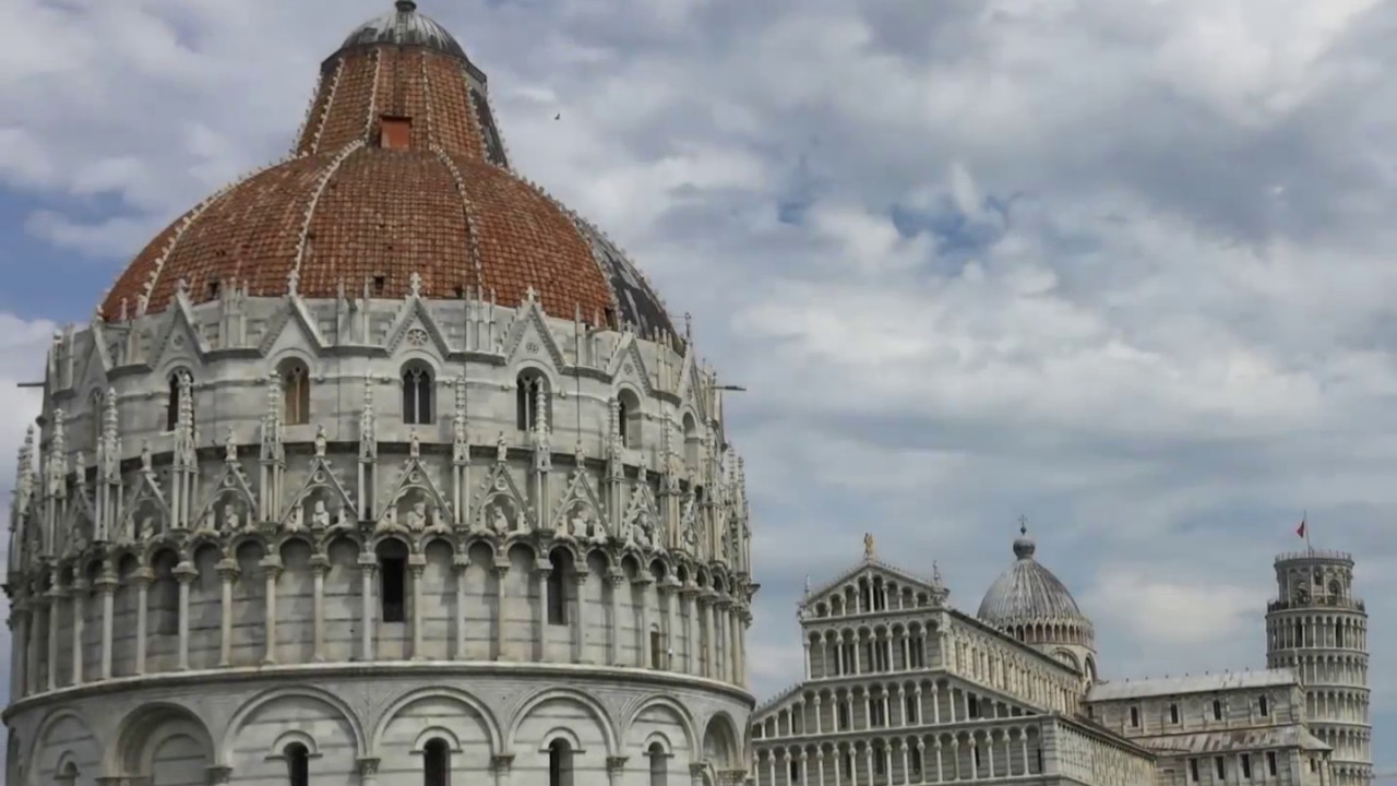 Pisa Cathedral with the Leaning Tower of Pisa and Piazza del Duomo, Italy!