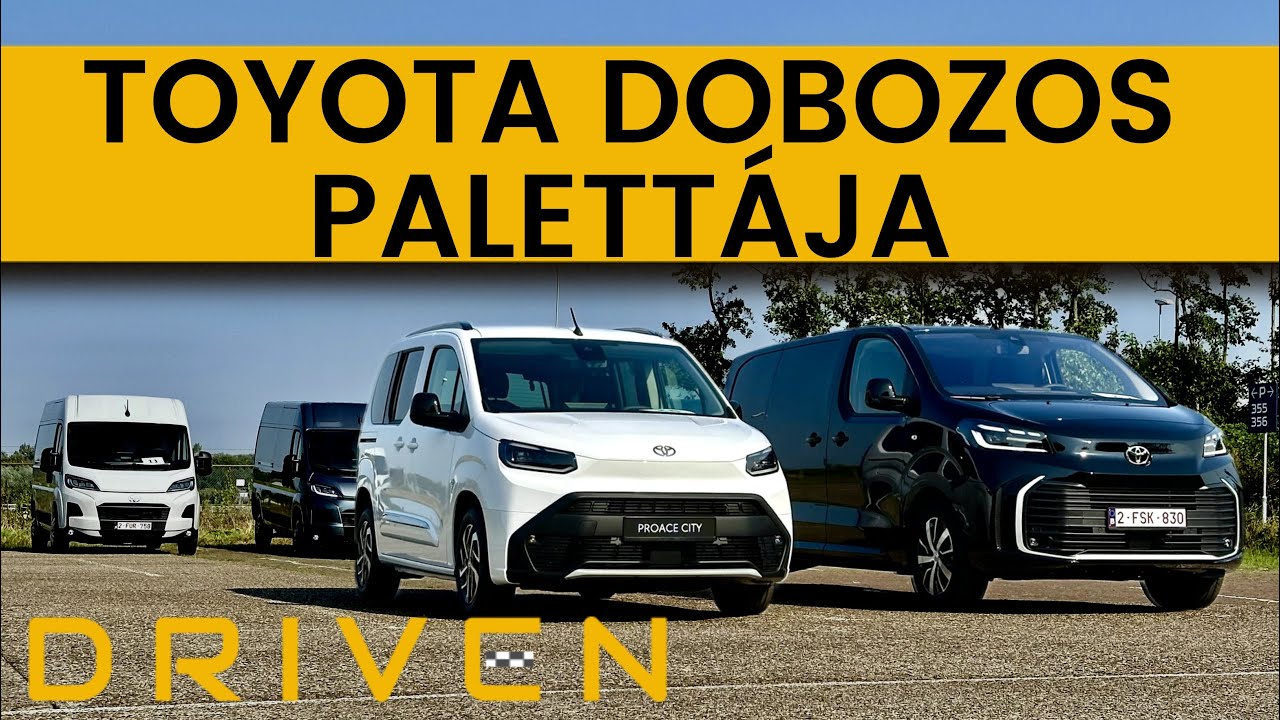 Toyota Proace City és MAX 2024 - A Toyota Dobozos palettája. DRIVEN bemutató
