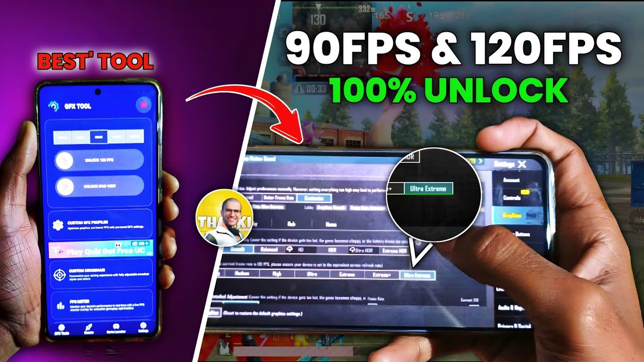 90FPS & 120FPS Unlock in BGMI 😱 Easy Lag Fix Trick ‎⁨@Tharki.GamingO⁩  
