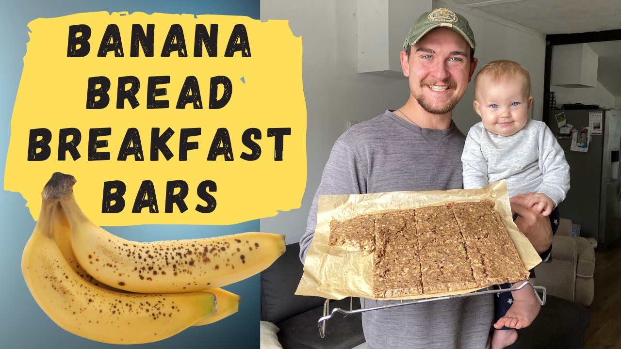 BANANA BREAD BREAKFAST BARS WITH BRIDGETTE! 🍌 🍌 🍌