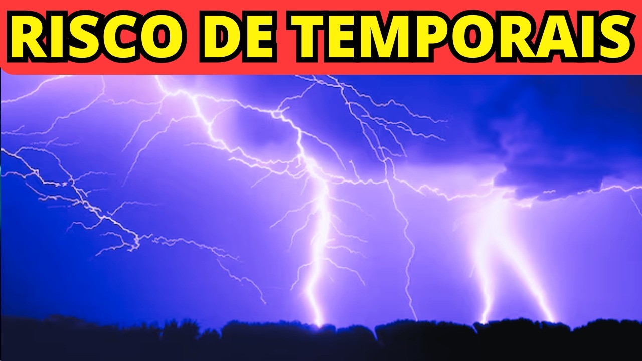 🚨ATENÇÃO PARA O RISCO DE TEMPORAIS NO SUL E CHUVA NO SUDESTE NESTA QUINTA
