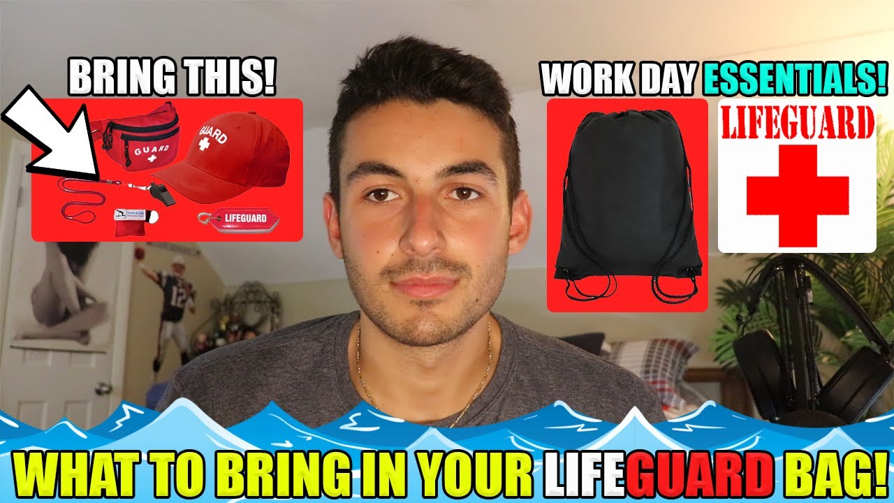 WHAT TO BRING TO WORK AS A LIFEGUARD! (*IMPORTANT ESSENTIALS*)