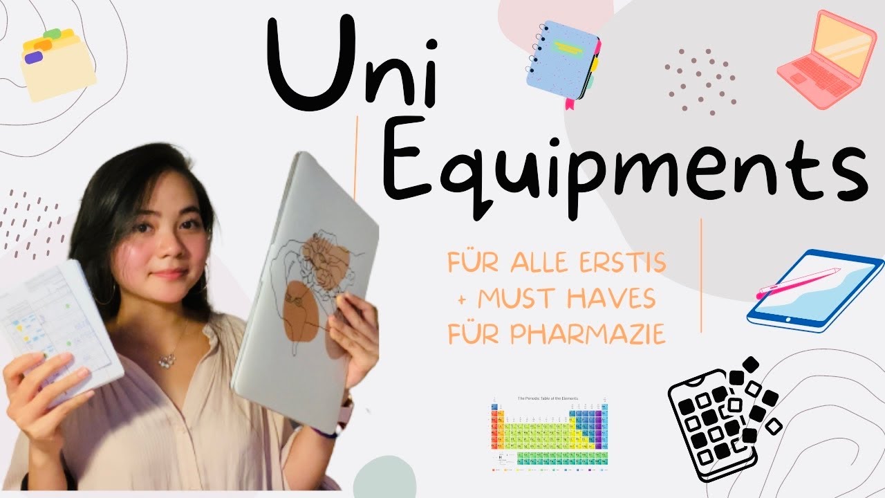 Uni Essentials | was braucht man wirklich für die Uni? | mit Pharma Musthaves