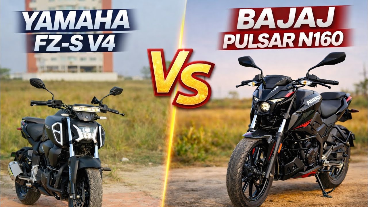 FZ-S v4 Vs N160 | কোনটার রেডি পিকআপ বেশি 🥵 | Riyam Creators #bike #vlog #vs #n160 #fzsv4 