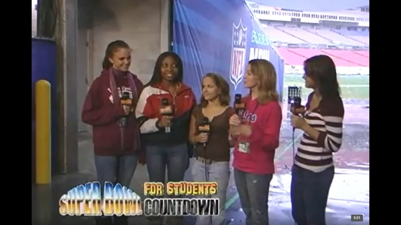 Pinellas County students cover Super Bowl XLIII in Tampa February 2009