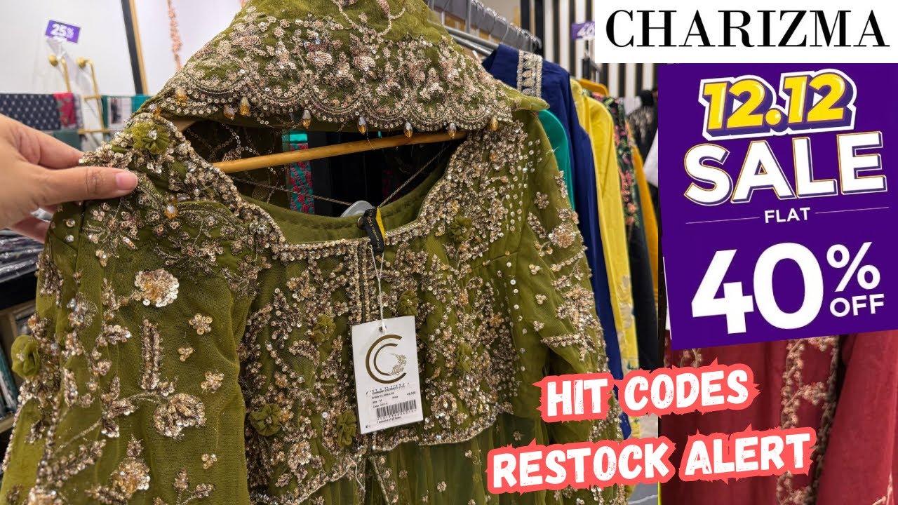 Charizma SUPER HIT FLAT 40%OFF SALE 📣 😱 Hit Codes Restock Alert 📣Charizma Grand Sale 2025📣