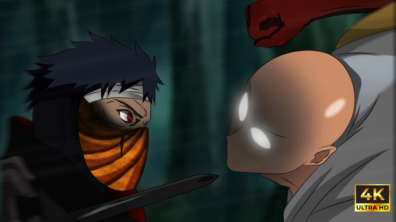 Saitama VS Obito - Naruto 4K Fan Animation