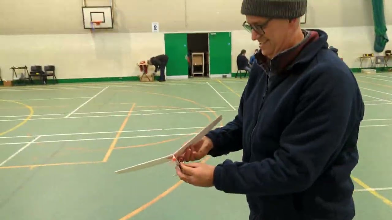 Indoor Free Flight - rubber and capacitor powered models