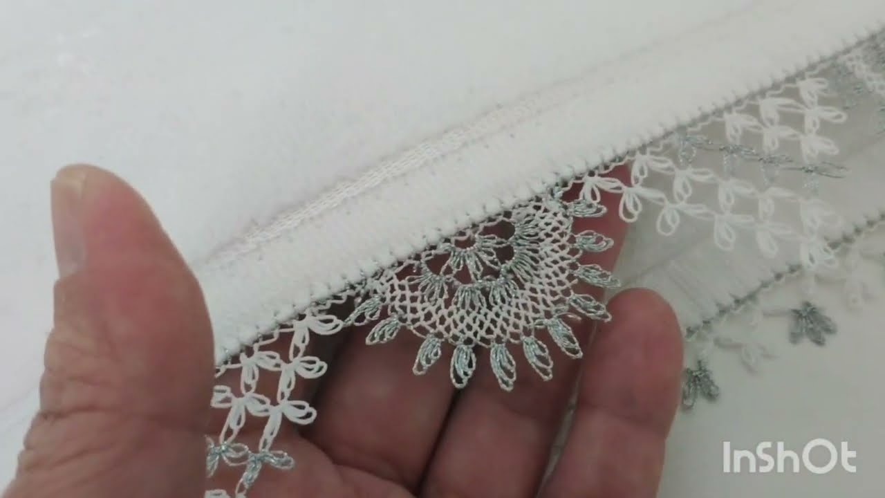 2024 EN TREND İğne oyası havlu kenarı örnekleri dıy Elsanatları flover making stich  needle lace