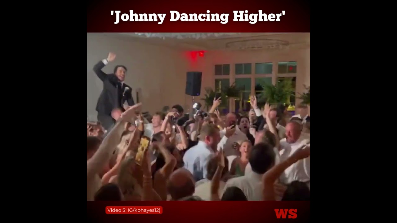 Johnny Gaudreau is captured in video dancing on Brady Tkachuk&rsquo;s shoulders