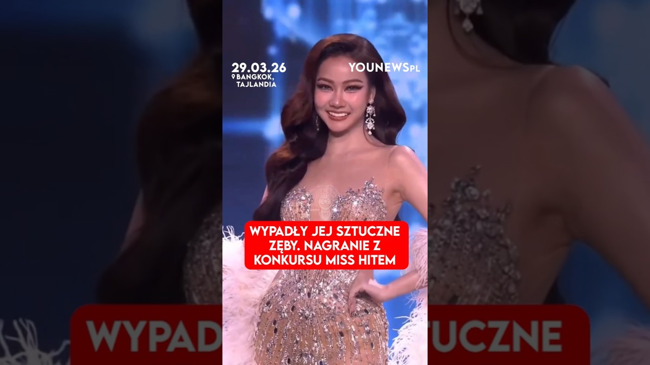 Wypadły jej sztuczne zęby. Nagranie z konkursu miss hitem sieci (29.03)