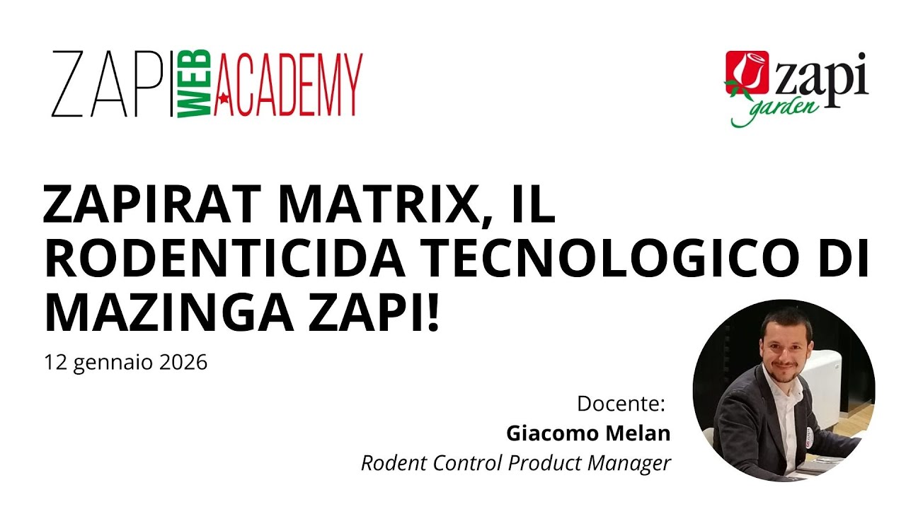 Zapirat Matrix, il rodenticida tecnologico di Mazinga Zapi!