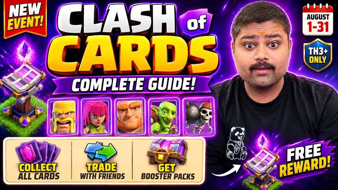 Clash of Cards Event FULL GUIDE 🔥 How to Get Every Card & FREE Rewards!