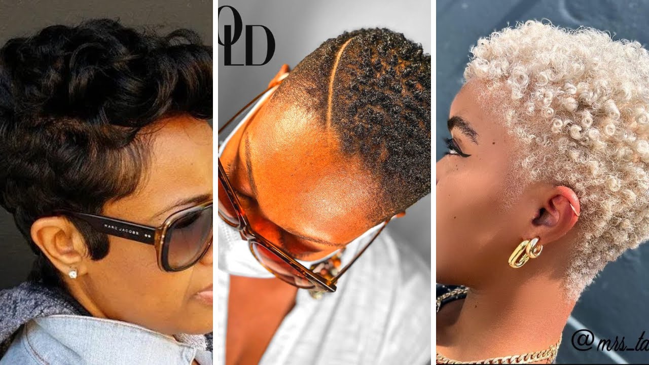 45 Unique Short Hairstyles to try for all ages...short bangs, Tapered, afro, Baldie, short cuts, TWA