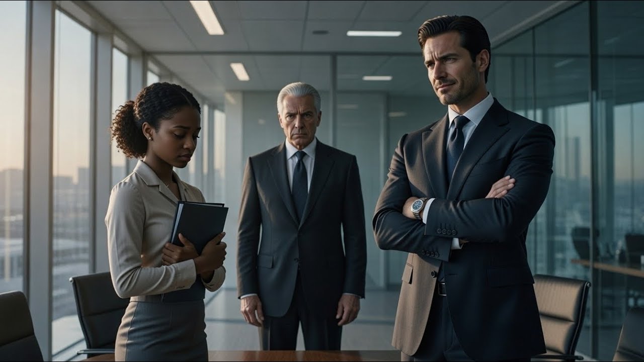 Arrogant CEO Fired a Shy Black Assistant for Her Accent—Minutes Later, His Father Stood Up for Her