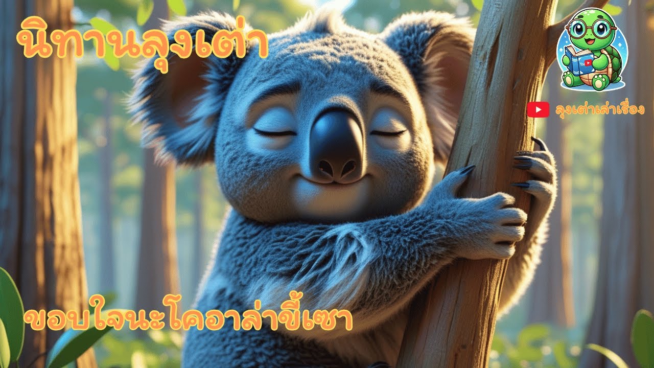 นิทานลุงเต่า เรื่อง ขอบใจนะโคอาล่าขี้เซา full ep