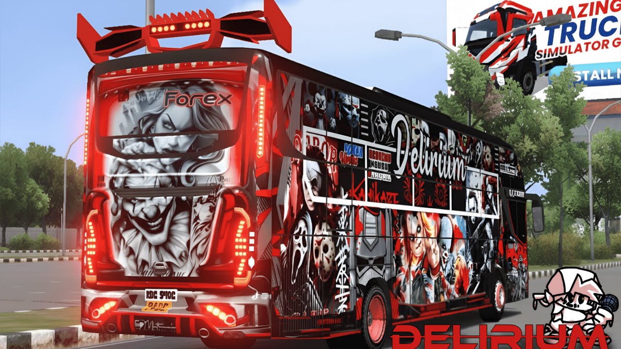 DELIRIUM BUSSID SKIN
