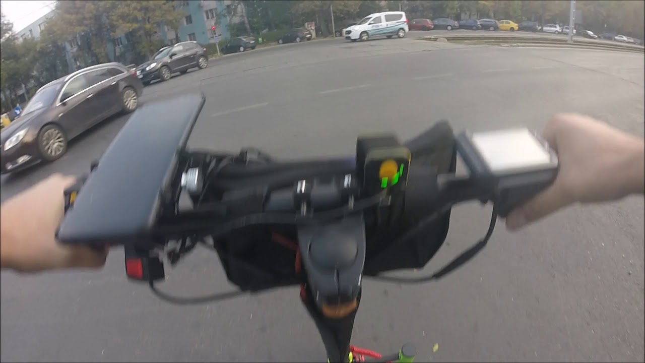 Bucharest ride with E scooter 2400W