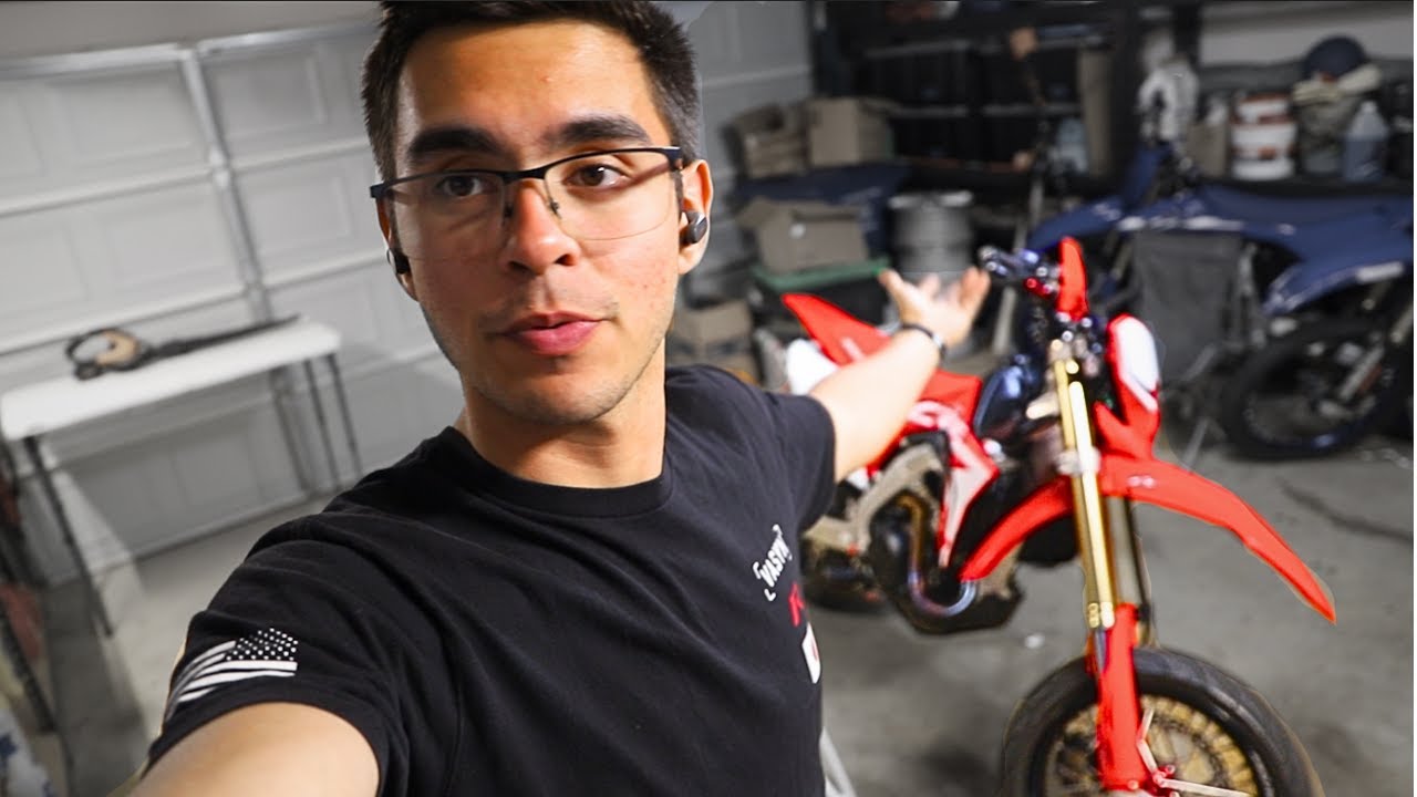 У МОЕГО СУПЕРМОТО CRF450L ПРОБЛЕМА