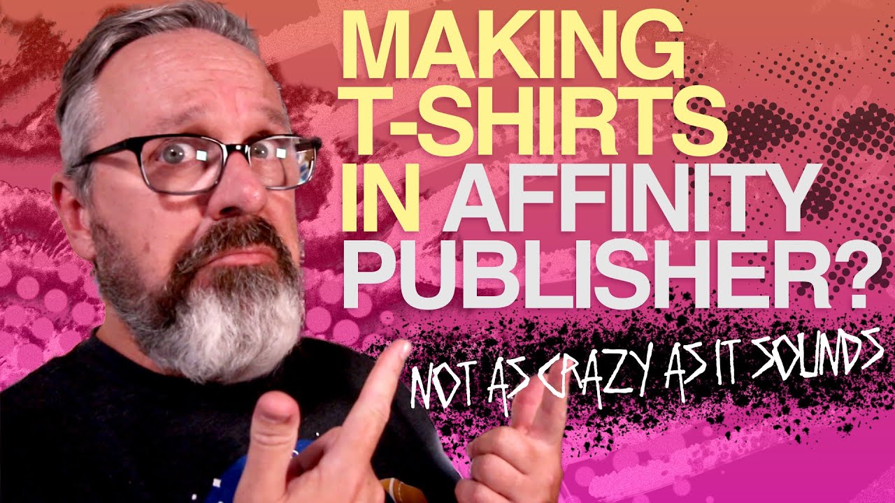 Разработка футболки в Affinity Publisher! Что за безумие?