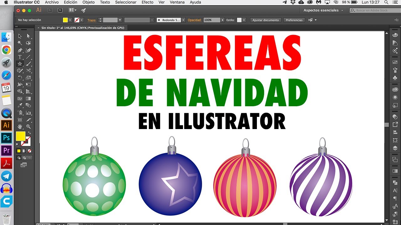COMO HACER ESFERAS DE NAVIDAD EN ILLUSTRATOR