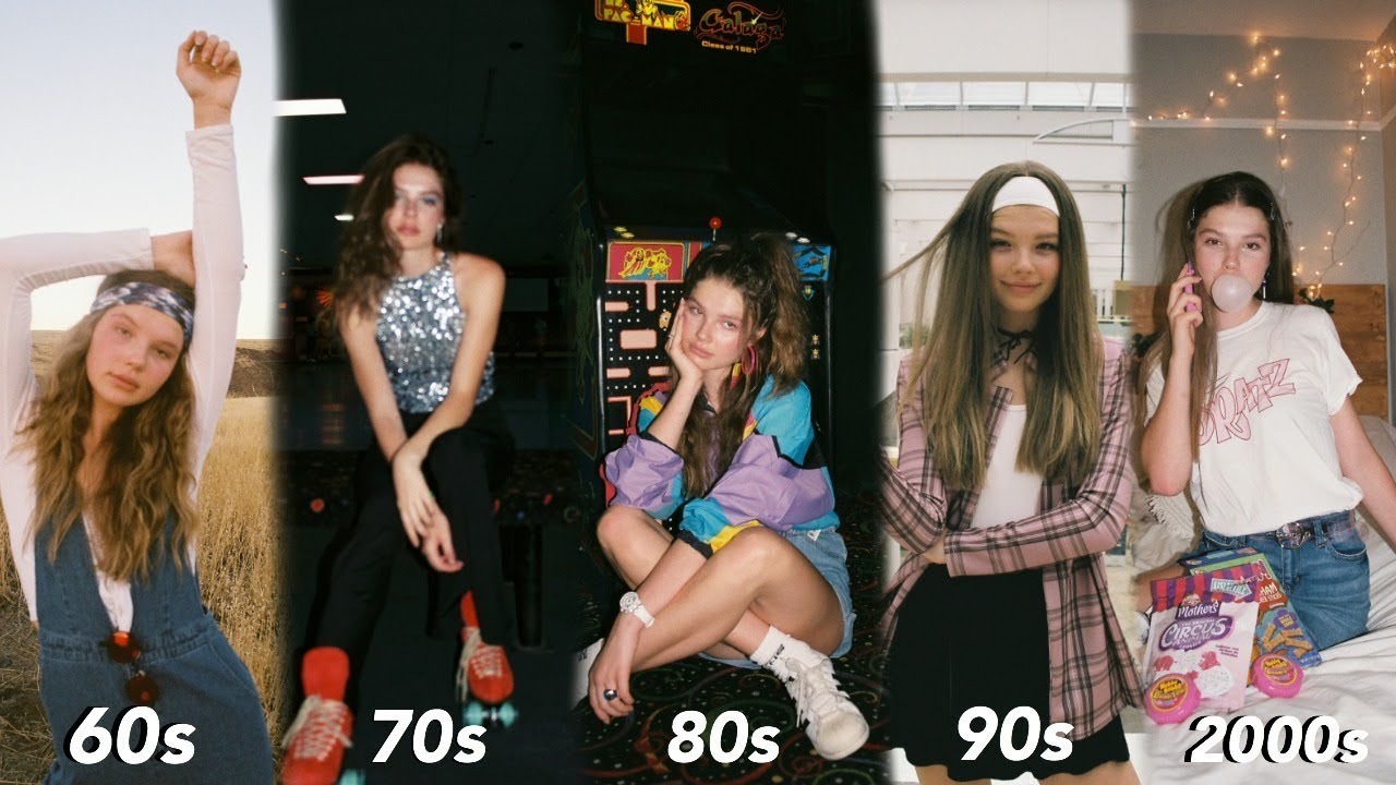 dressing as a different decade for a week....