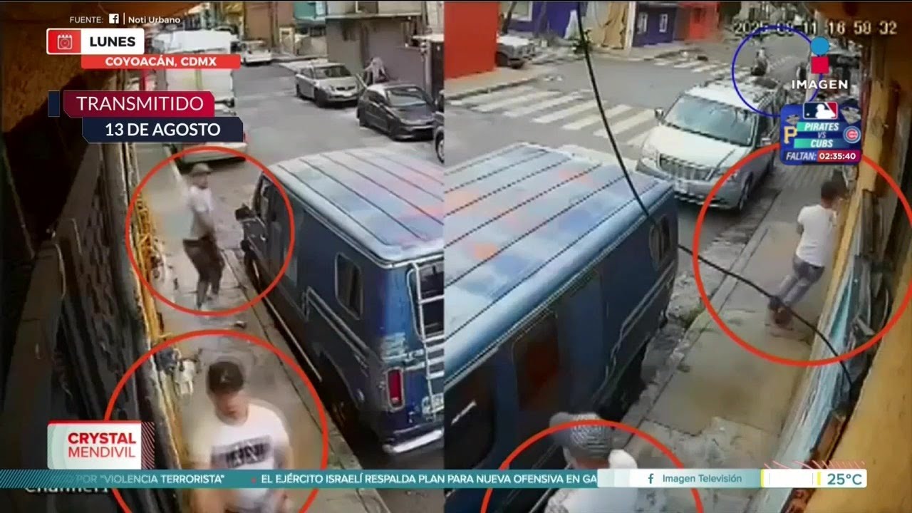 As&iacute; fue la balacera en Coyoac&aacute;n captada por c&aacute;maras | Lo Mejor de Imagen Noticias