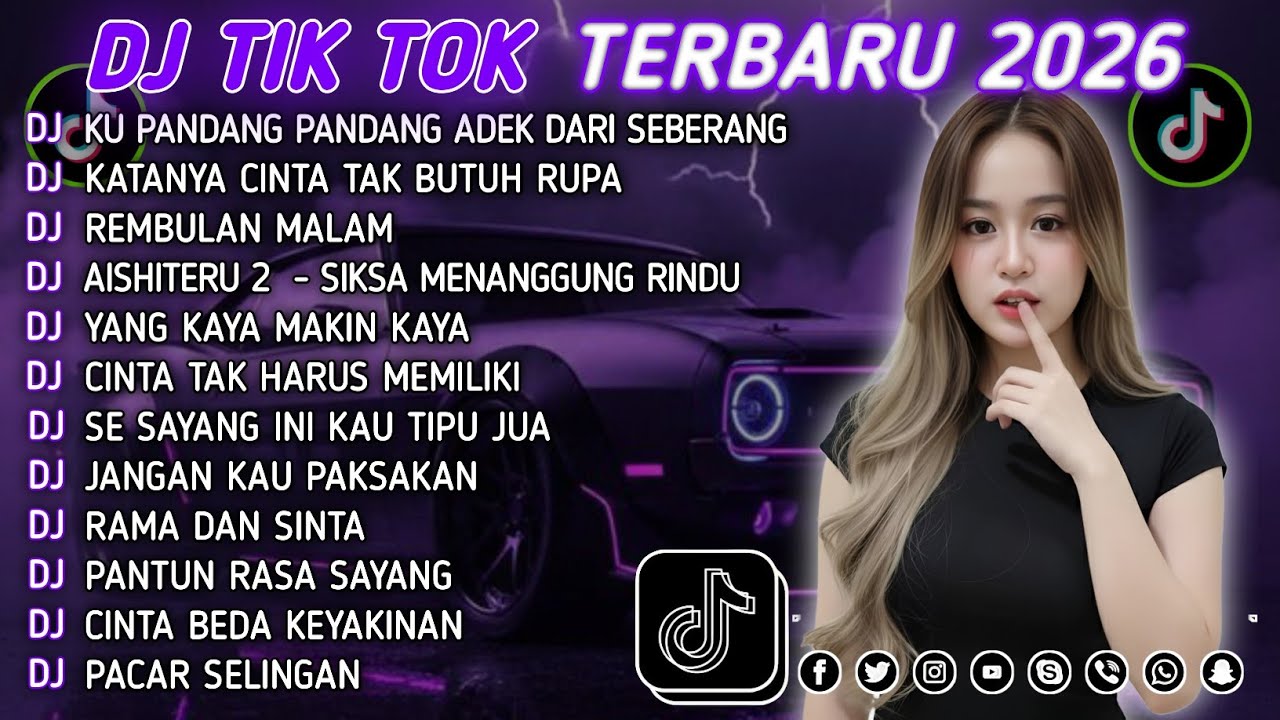 DJ TIKTOK TERBARU 2026 || DJ CINTA DARI SEBERANG 🎵 DJ KATANYA CINTA TAK BUTUH RUPA 🎵 FULL ALBUM❗❗