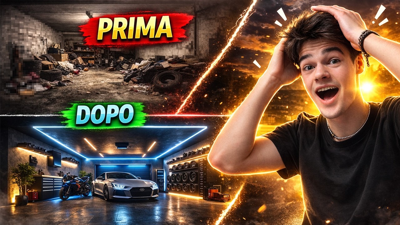 Da garage normale a GARAGE DA SOGNO (in 10 minuti)