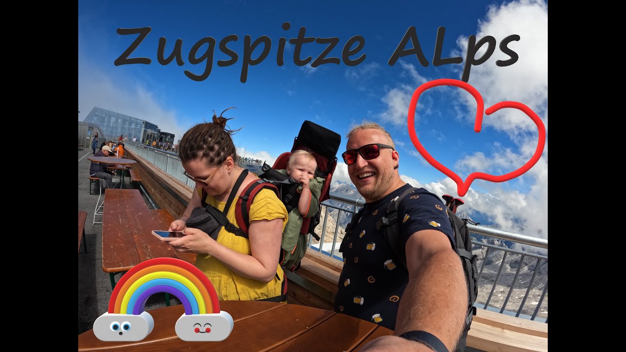 Zugspitze Alps, first time in the Alps! Впервые приехали на альпы! go UP 4k