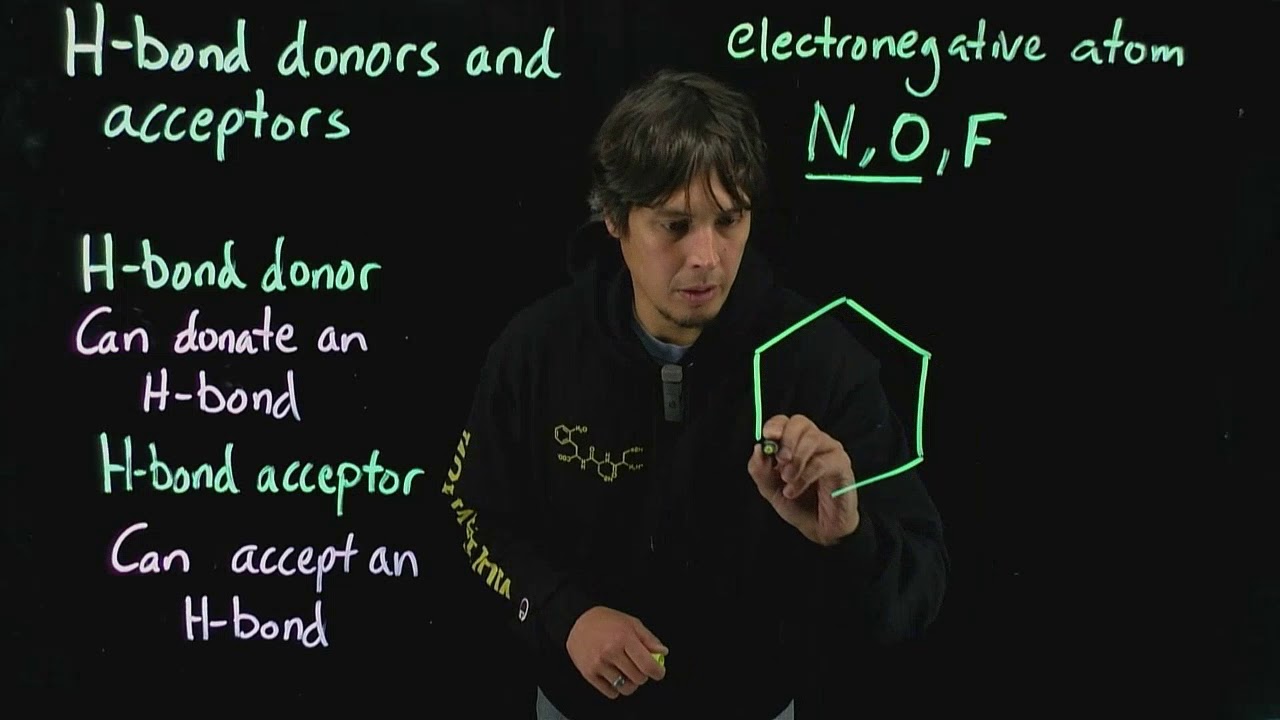 Topic 2.8 - H bond donors and acceptors