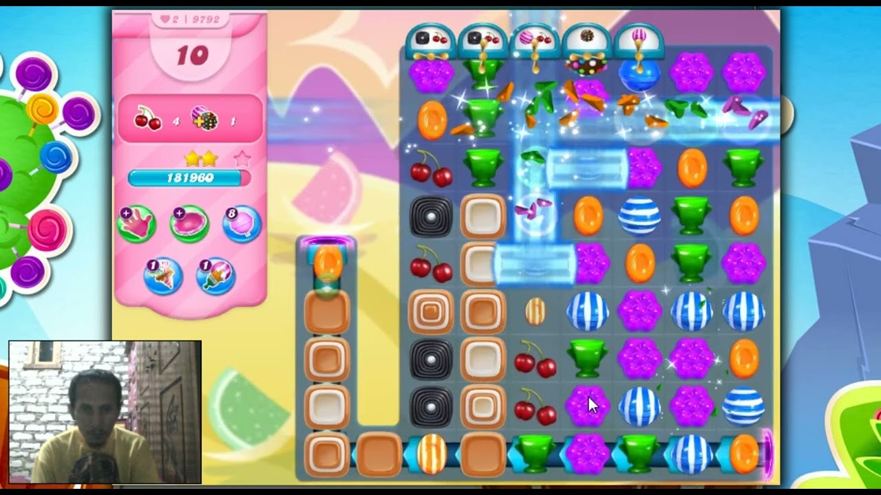 Candy Crush Saga Level 9792 - Sugar Stars, 25 Moves Completed, No Boosters