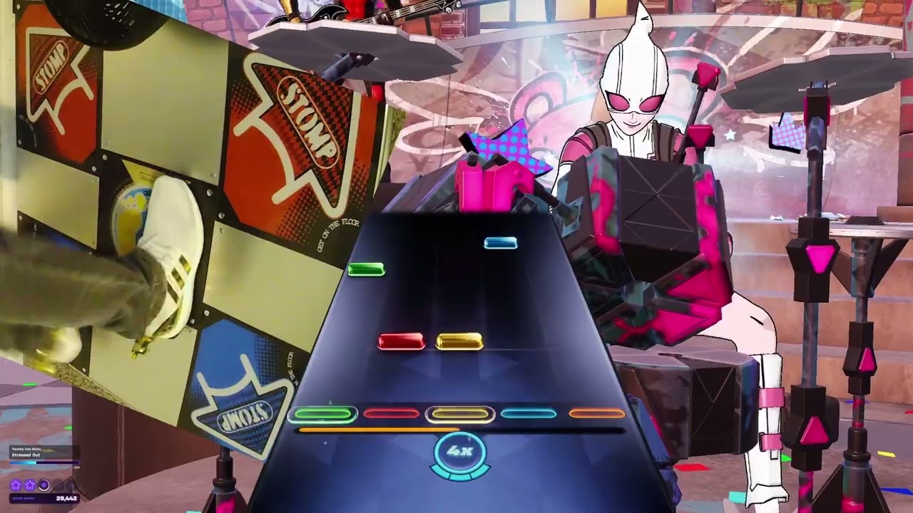 Pump It Up Fortnite Festival Expert: Stressed Out Twenty One Pilots Drum
