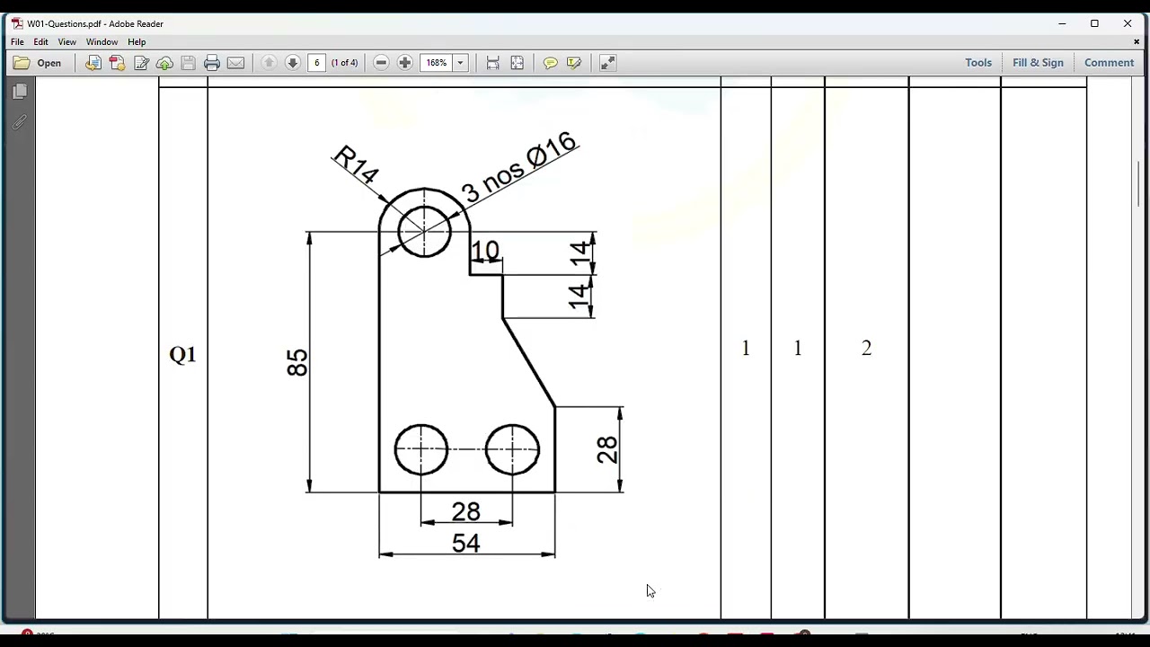 Auto cad, and2D Geometrical Constructions