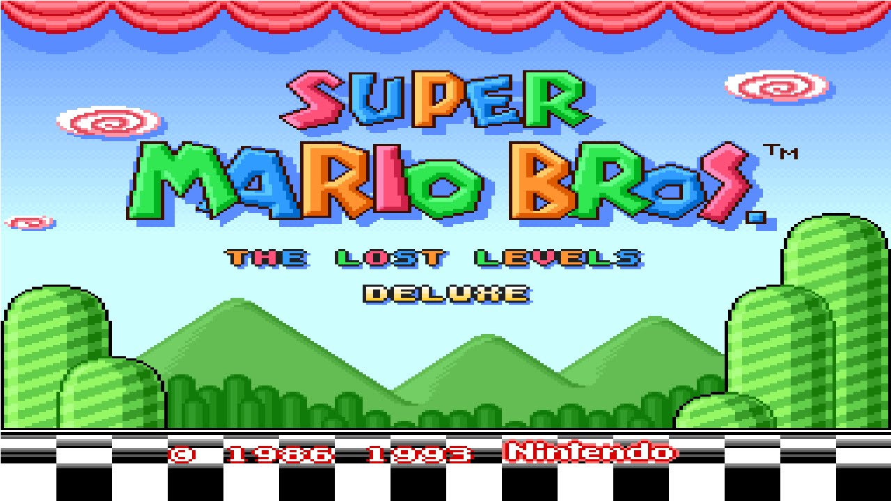 Super Mario Bros. The Lost Levels Deluxe (Smw Hack)(Longplay)