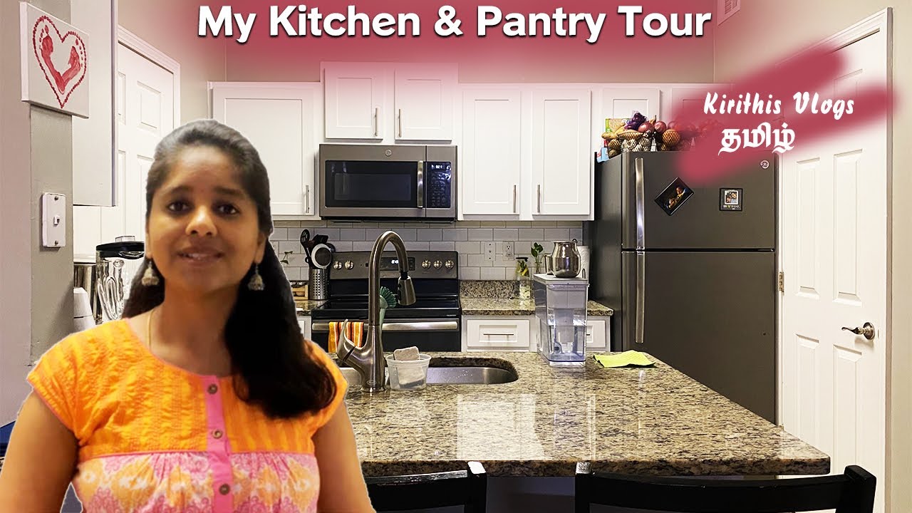 Tamil Vlog | Kitchen Tour in Tamil | Kitchen Organization Ideas | USA Tamil Vlog | Tamil Vlogs