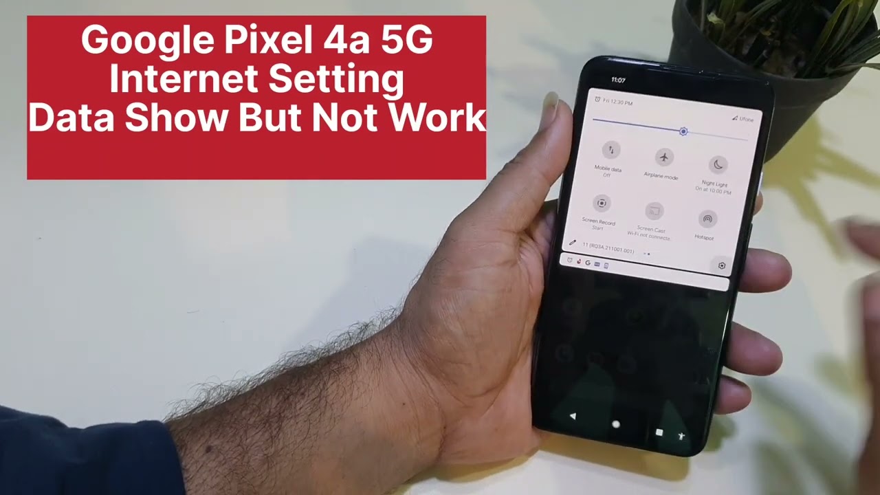 Pixel 4A 5G Internet Setting Slow Connection Fix