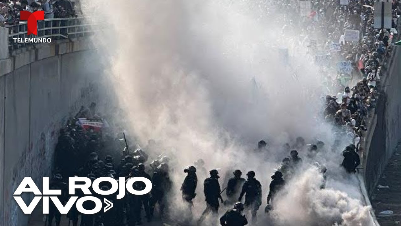 Trump envía soldados a Los Ángeles para contener las protestas contra ICE | Al Rojo Vivo | Telemundo
