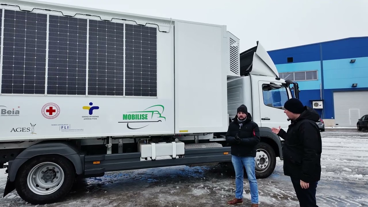 Solar-Powered and Expandable: The Self-Sustaining Mercedes-Benz Atego Lab Truck