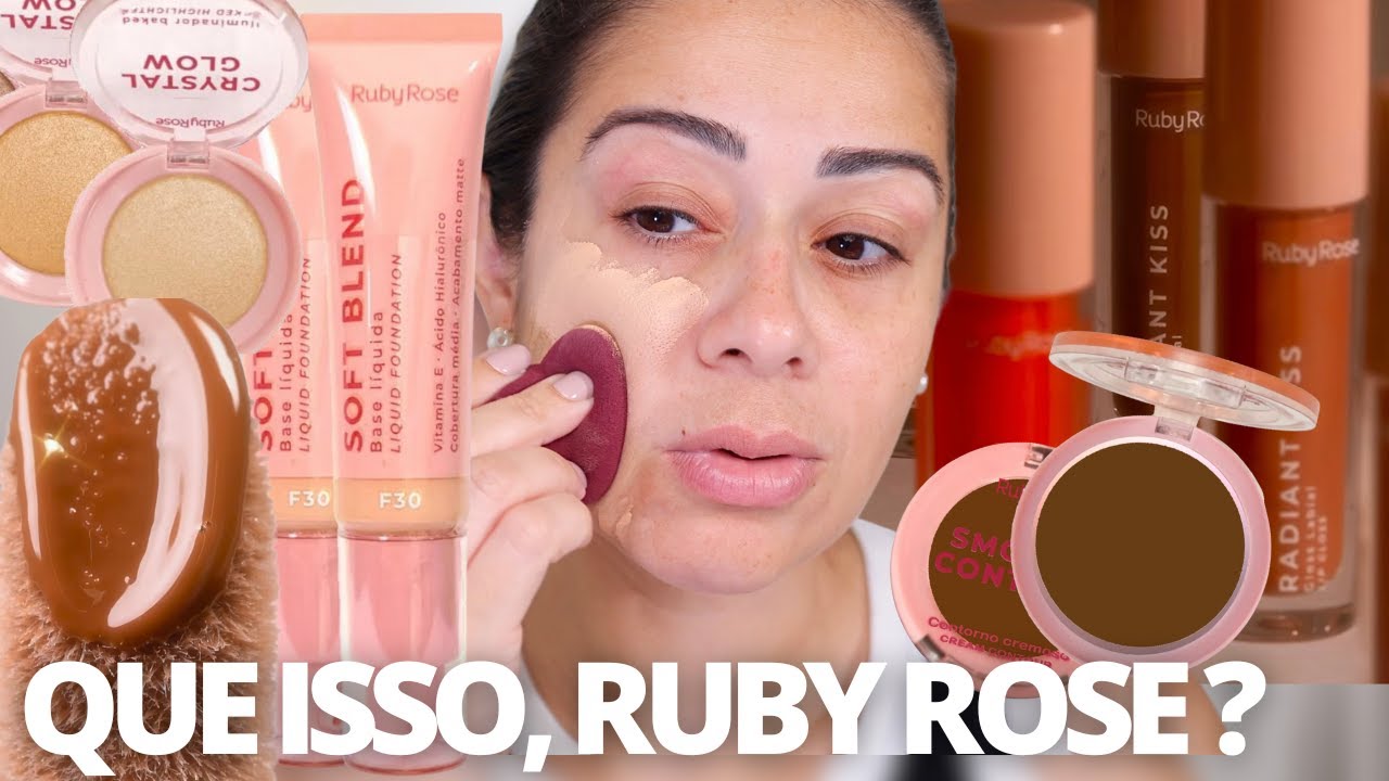 Testando NOVIDADE RUBY ROSE Linha Rose | Baratinhos até R$20
